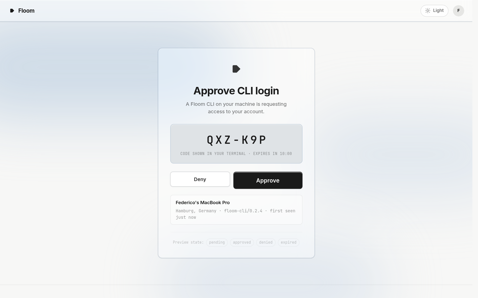 cli-login preview