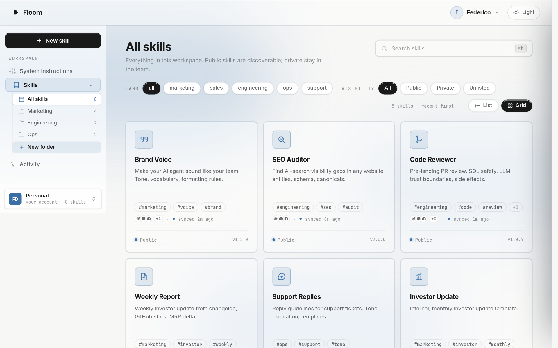 library preview